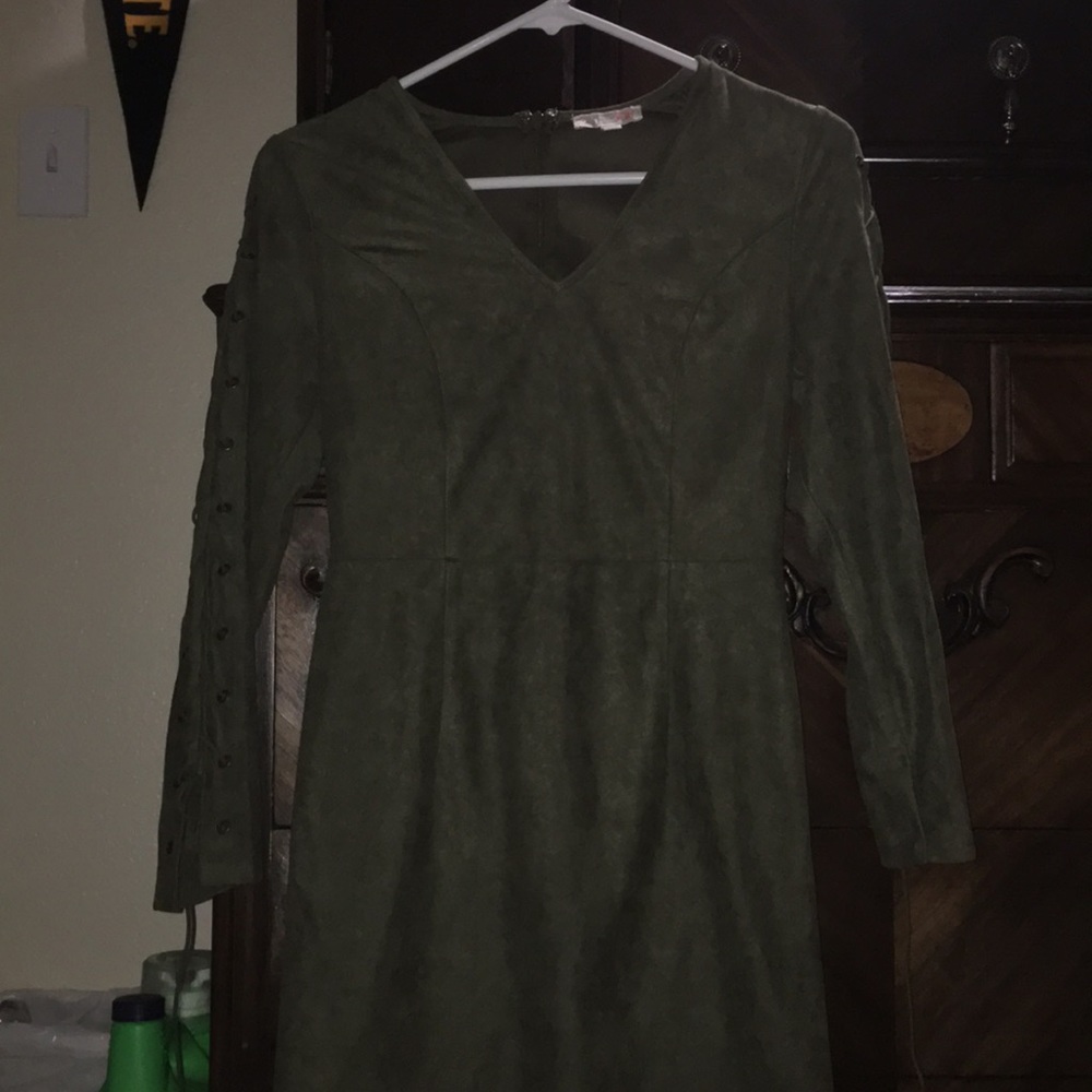 Gianni Bini Green Mini Dress. Size Small